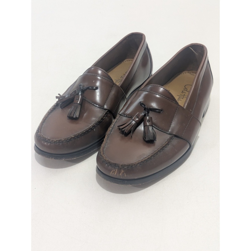 Cole Haan Brown Leather Tassel Loafers Men's 9.5M
